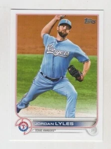 (10) Jordyn Lyles 2022 TOPPS SERIES 2 CARD LOT #376 TEXAS RANGERS - Picture 1 of 1