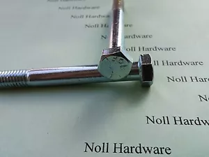 Tornillo de tapa hexagonal 3/8-16 x 3-1/4" grado 5 acero galvanizado lote de 20 3/8 x 3-1/4 - Imagen 1 de 2