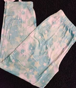 Ladies MEDIUM pajama Bottom, Lt Weight, Super Soft Pj. Lounge Pants, tye dye NEW - Picture 1 of 2