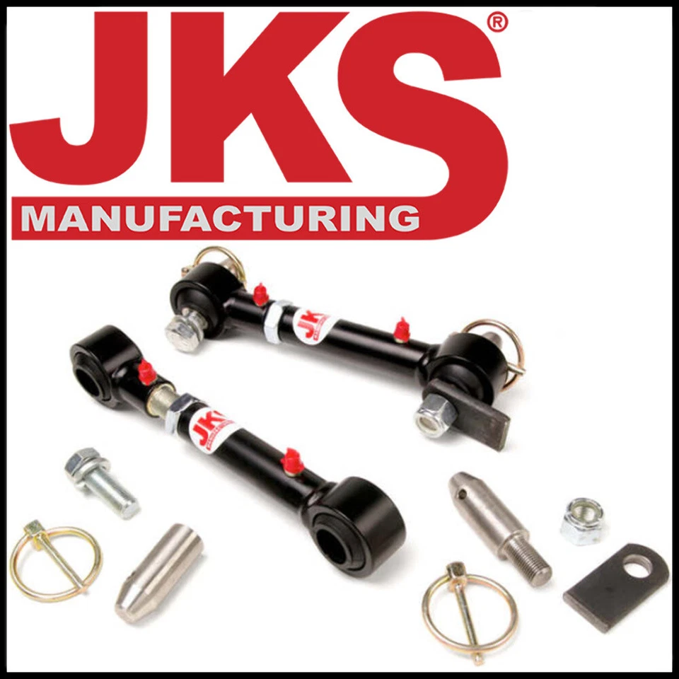 JKS Quicker Disconnect Sway Bar Links fit 1987-1997 Jeep Wrangler with 0-6" Lift - Image 1 of 1