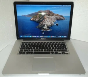 MACBOOK PRO A1286 15.4 SCREEN 8GB MEMORY 500GB HARD DRIVE CATALINA OS 10.15 - Picture 1 of 5