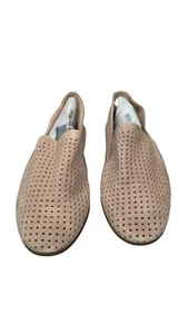 Zapato Plano Lucky Brand Carthy Talla 7.5 M 38 Perforado Cuero Gamuza Suave Para Mujer’s - Imagen 1 de 9