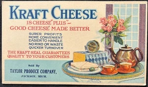 SECADORA PUBLICITARIA DE QUESO KRAFT-VENDIDA POR TAYLOR PRODUCT CO. JACKSON, MICHIGAN - Imagen 1 de 2