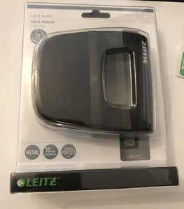 Perforadora de oficina de metal fuerte Leitz 5138 serie NeXXt negra 30 hojas - Imagen 1 de 3