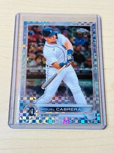 2022 Miguel Cabrera Topps Chrome #96 X-Fractor - Detroit Tigers - Foto 1 di 2