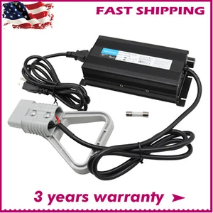 24V Floor Scrubber, Pallet Jack Battery Charger w/ 175A Rating SB175 Connector - Picture 1 of 9