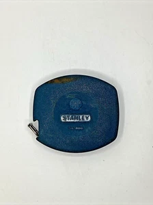 Vintage Stanley 100 Foot Measuring Tape  34-500 Dark Blue  Made In USA - Picture 1 of 3