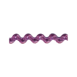 Zackenlitze 12 mm fuchsia Lurex Glitzer 2 m - Bild 1 von 1