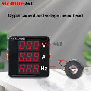 Medidor de frecuencia de corriente de voltaje AC50-500V voltímetro digital LED AC0-120A - Imagen 1 de 10
