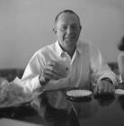 Author Erskine Caldwell Wearing A White Shirt Portrayed Whil - 1958 Venice photo