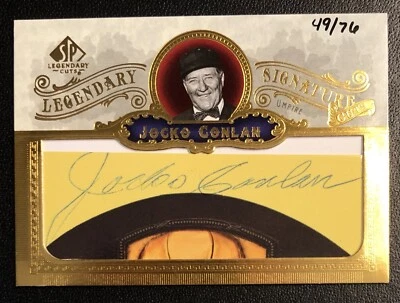 Jocko Conlan 2006 SP Legendary Cuts Signatures Autograph #d /76 Auto #LC-JC HOF - Image 1 of 2