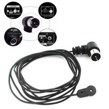 Fm Antenne Coax Koaxial Antennenkabel Für Denon Stereo Radio 1.5m Schwarz