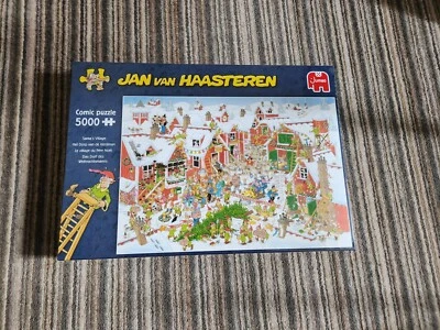 Jumbo Jan Van Haasteren Santa’s Village 5000 Piece Puzzle BRAND NEW SEALED - Image 1 of 4