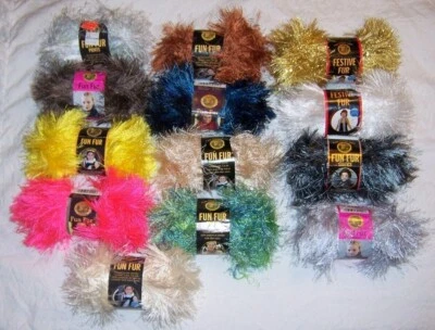 Lion Brand Fun Fur Yarn, Festive Fur or Premier Just Eyelash - Image 1 of 4