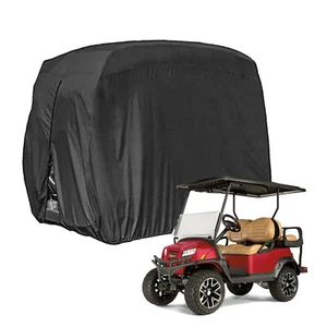 4 Passenger Golf Cart Cover Zipper Water UV Proof Protecter For Club Car 2+2 - Imagen 1 de 10