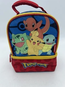 Pokemon Thermoskanne Softshell Lunch Box Squirtle Charmandar Pikachu 2019 EUC CLEAN - Bild 1 von 10