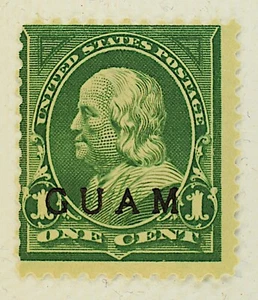 GUAM #1 SOBREIMPRESIÓN 1C MLH OG, 1899 - Imagen 1 de 2