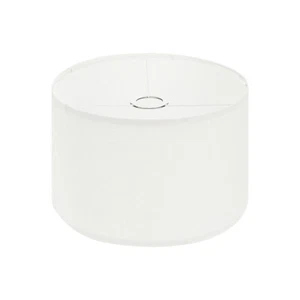 2Set 12"x12"x8" w E27 to E26/E14 Adapter Lamp Shades LAMP Linen Lampshade - Picture 1 of 7