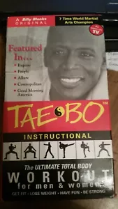 TAE BO 7TIME MARTIAL ARTS CHAMPION (VHS TAPE 1998 TOTAL BODY WORKOUT) - Picture 1 of 2