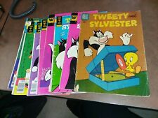Tweety And Sylvester 8 Issue Silver Bronze Age Comics Lot Run Set Collection 