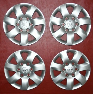 2007-2010 Hyundai Entourage Hubcap 16" Wheel Covers 55558 52960-4J100 Set of 4 - Image 1 of 4
