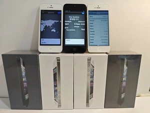Original Desbloqueado Apple iPhone 5 16GB Blanco Negro Dorado IOS6 Grado A+ SELLADO 📱 - Imagen 1 de 9