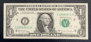 October 6th 2011 Anniversary Birthday Bill $1 US Dollar Note **L@@K**. - Picture 1 of 2