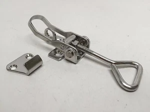 MARINE BOAT LARGE STAINLESS STEEL304 HATCH FASTENER 4.9"(L)X1.5"(W) SECURITY EYE - Picture 1 of 3