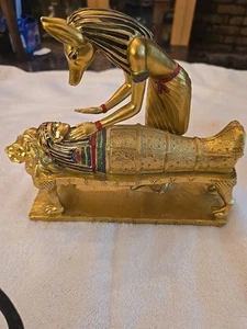 Altägyptisches Sammlerstück Artefakt Anubis Gott der Unterwelt Mumifizierung Figur - Bild 1 von 11