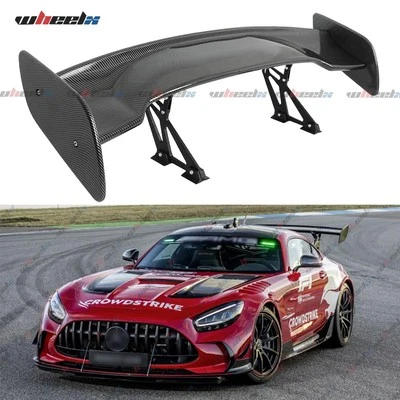 58" Carbon Look GT Style Car Spoiler Rear Trunk Wing Lip For Mercedes Benz AMG - Imagem 1 de 4