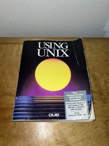 Using Unix Que Handy Command Reference Book Covers AT&T System V Sco 386 IBM AIX - Picture 1 of 18