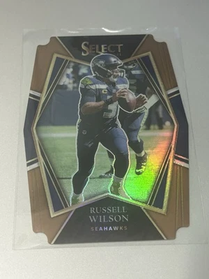 2021 Select Premier Russell Wilson #130 Copper Prizm #/199 Seattle Seahawks - Image 1 of 2