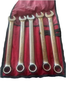 Snap-On 5 Piece 12-Point Combination Wrench Set - SOEXM705 (A1D022348) - Picture 1 of 13
