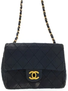 CHANEL Mini Matelassé Chain Shoulder Bag Pre-owned Stylish Crossbody Handbag - Picture 1 of 9