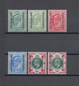 BECHUANALAND 1904/13 SG 66/71 OTTIME CONDIZIONI - Foto 1 di 2