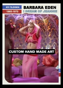 I Dream Of Jeanne 2024 Custom ACEO Art Card Blanko Bank Barbara Eden 2 - Bild 1 von 2