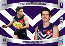 2021 AFL TEAMCOACH TEAM COACH PRIZE CARD FREMANTLE DOCKERS ANDREW BRAYSHAW P16