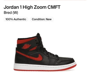 Nike Air Jordan 1 Zoom Air CMFT Bred Woman’s Size 11 CT0979-006 NIB - Picture 1 of 4