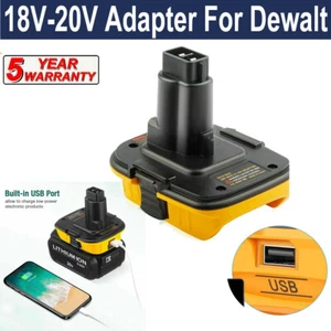 DCA1820 For DEWALT Battery Adapter Converter 18V to 20V Max Li-Ion Tools Drill - Picture 1 of 10