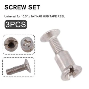 3X Schraubensatz NAB HUB 1/4" TAPE REEL 10.5" AMPEX TEAC RMGI STUDER REVOX NAG🌿 - Bild 1 von 10