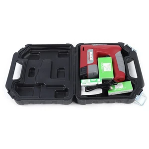 Electric Heavy Duty Nail Gun Staple Gun Cordless Stapler Nailer Woodworking Tool - Picture 1 of 12