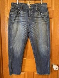Pantalones de mezclilla para mujer BY5 Lucky Brand Button Fly Dylan Boyfriend talla 14 - Imagen 1 de 4