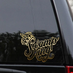 Swamp King Monster 4x4 Off-Road Lifted Truck Vinyl Decal Sticker - Picture 1 of 2