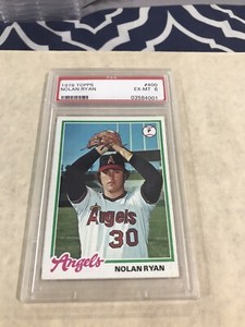 1978 Topps #400 Nolan Ryan California Angels HOF PSA 6 EX-MT