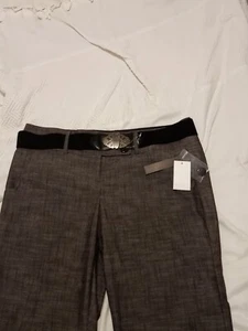 Tracy Evans Womens Belted Gray Shorts Bermuda Dress Work Shorts 15 - Picture 1 of 4