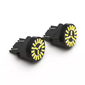 2x 3157 LED Switchback 6000K Blanco Intermitente Bombillas 4157NA - Imagen 1 de 10