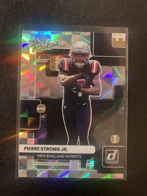 2022 Donruss The Rookies #TR-39 Pierre Strong Jr. - New England Patriots - Image 1 of 2