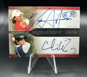 2004 SP Authentic Sign of the Times Dual #SR-KU Se Ri Pak, Candie Kung /250 READ - Picture 1 of 3