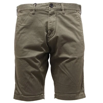 7855V bermuda uomo ARMANI JEANS military green cotton short pant man Foto 1 de 4
