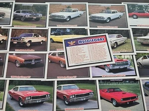 1992 COLLECT-A-CARD MUSCLE CARS YOU PICK SEE SCANS - Picture 1 of 201